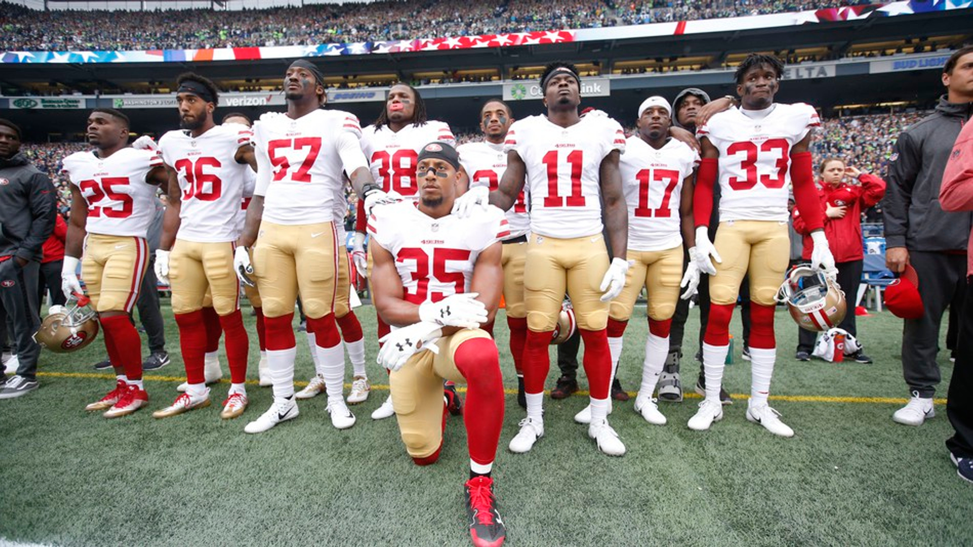 NFL spelers protest