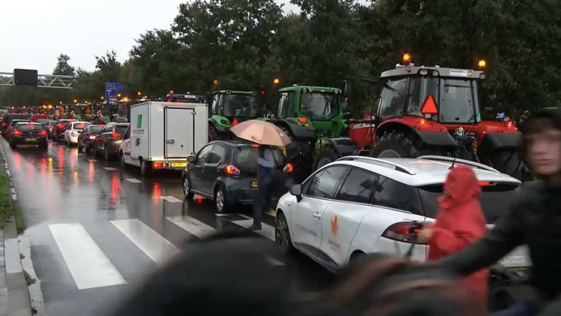 protest boeren pauw