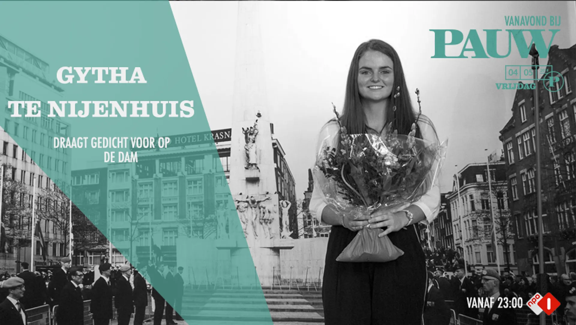 Gytha winnaar gedichtenwedstrijd 4 mei