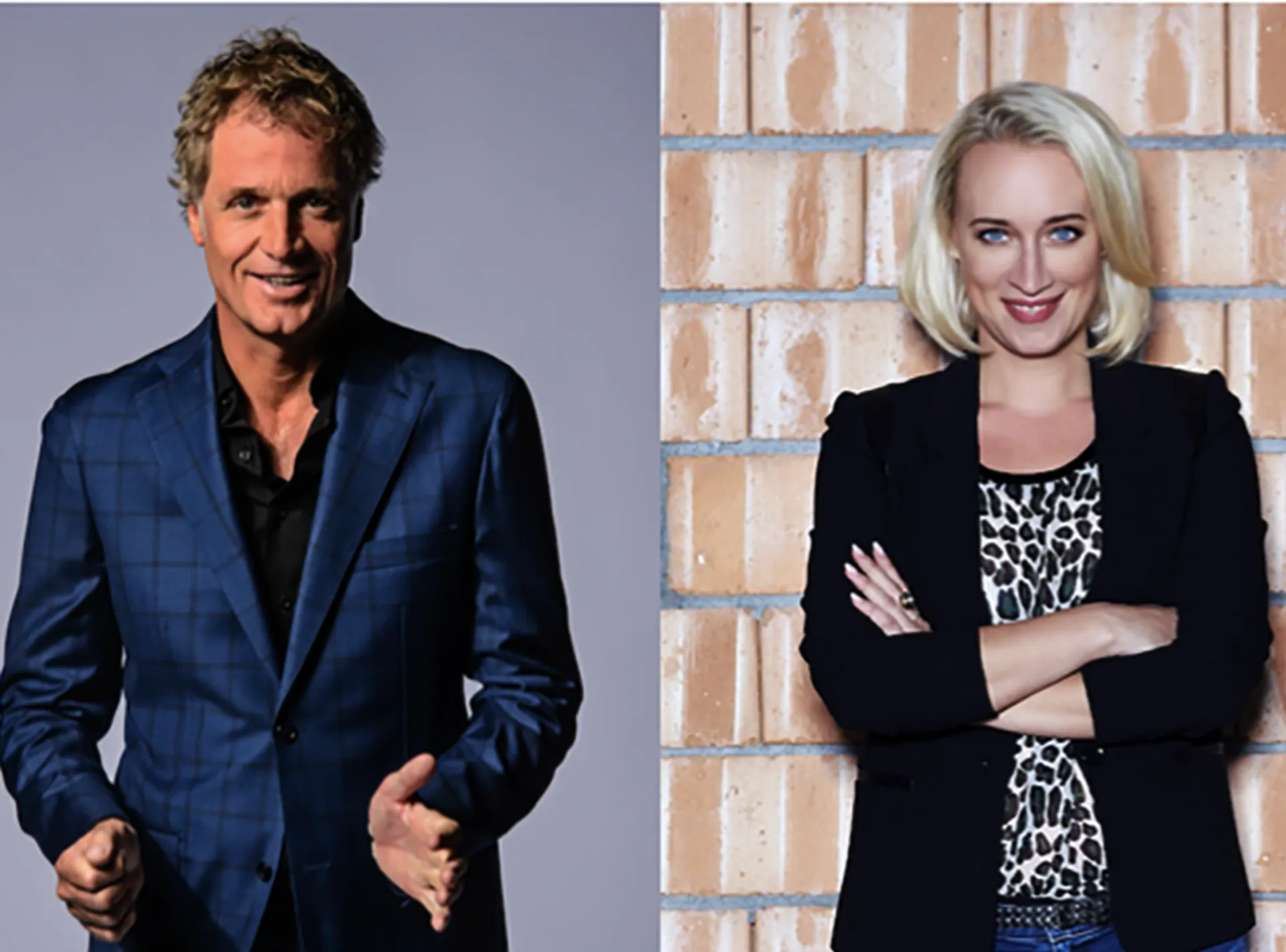 Afbeelding van Jeroen Pauw en Eva Jinek presenteren gezamenlijke talkshow