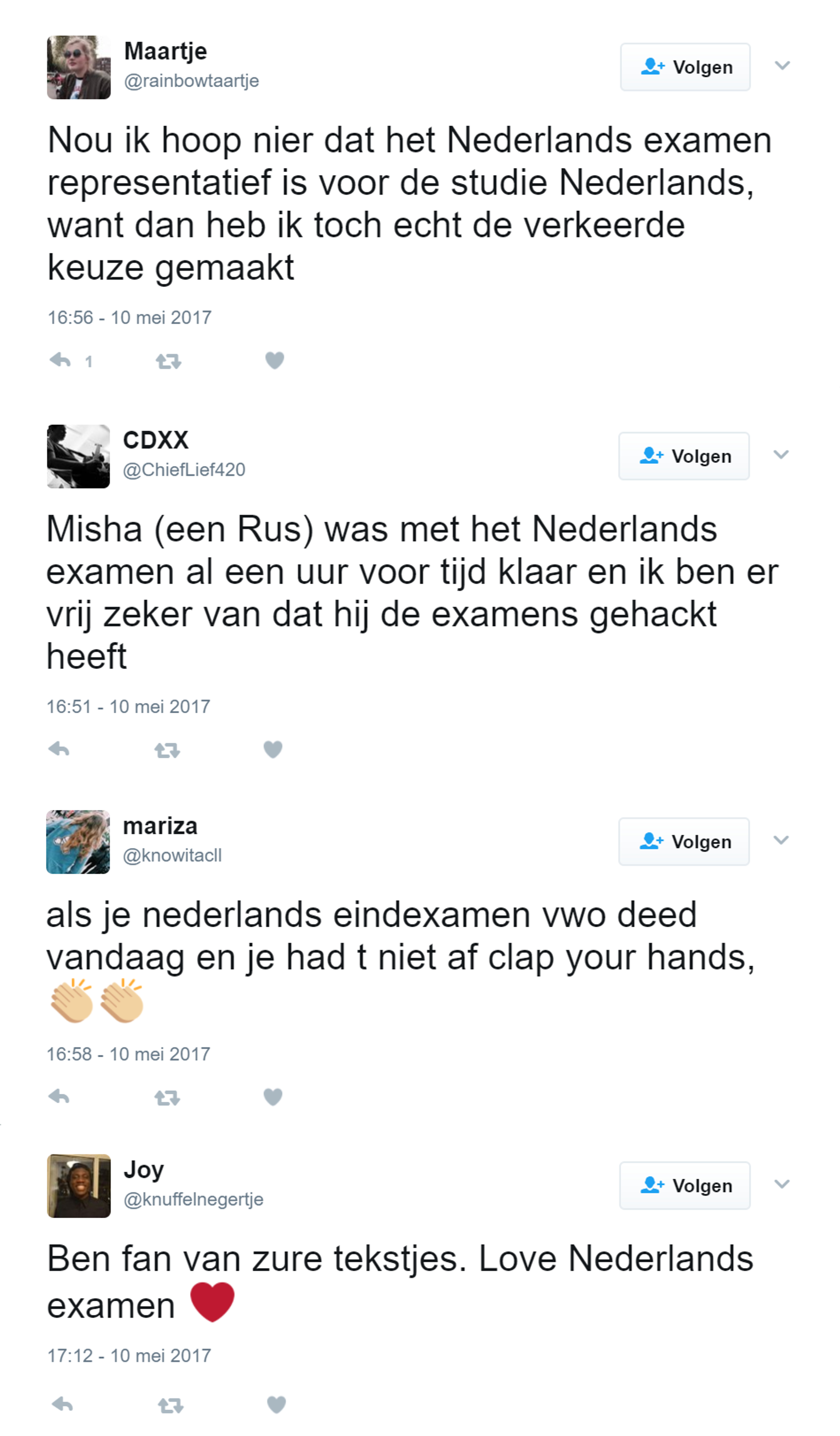 examentweets