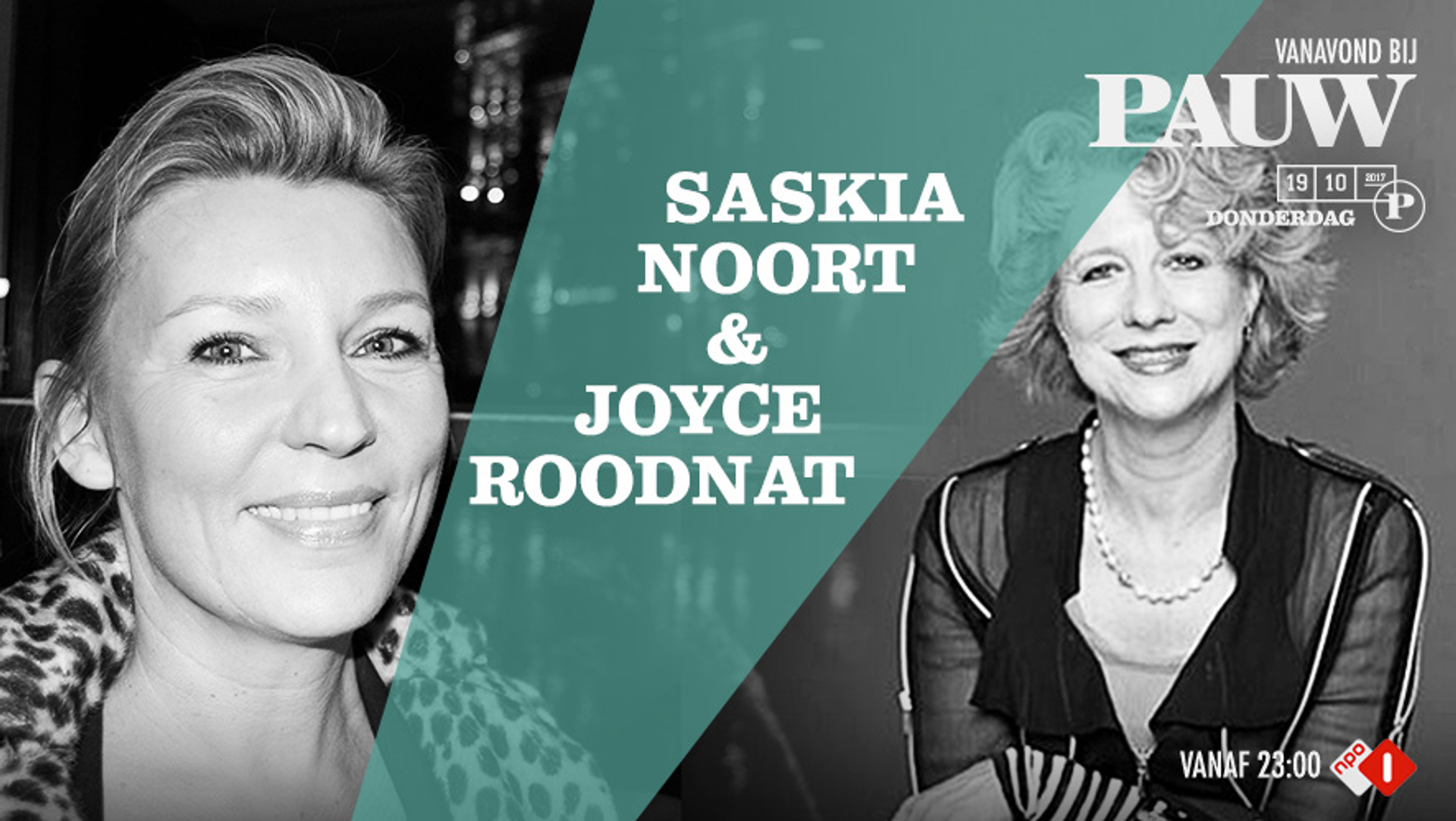 saskia noort & joyce roodnat donderdag 19 oktober 2017