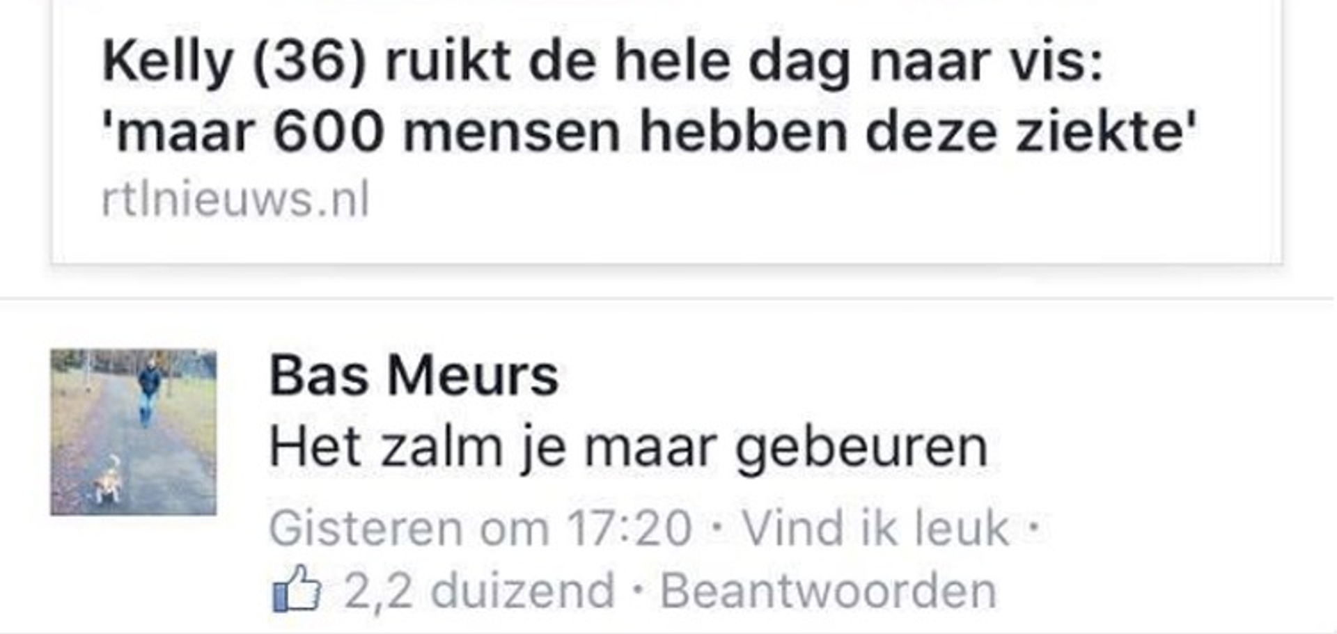 het zalm je maar gebeuren
