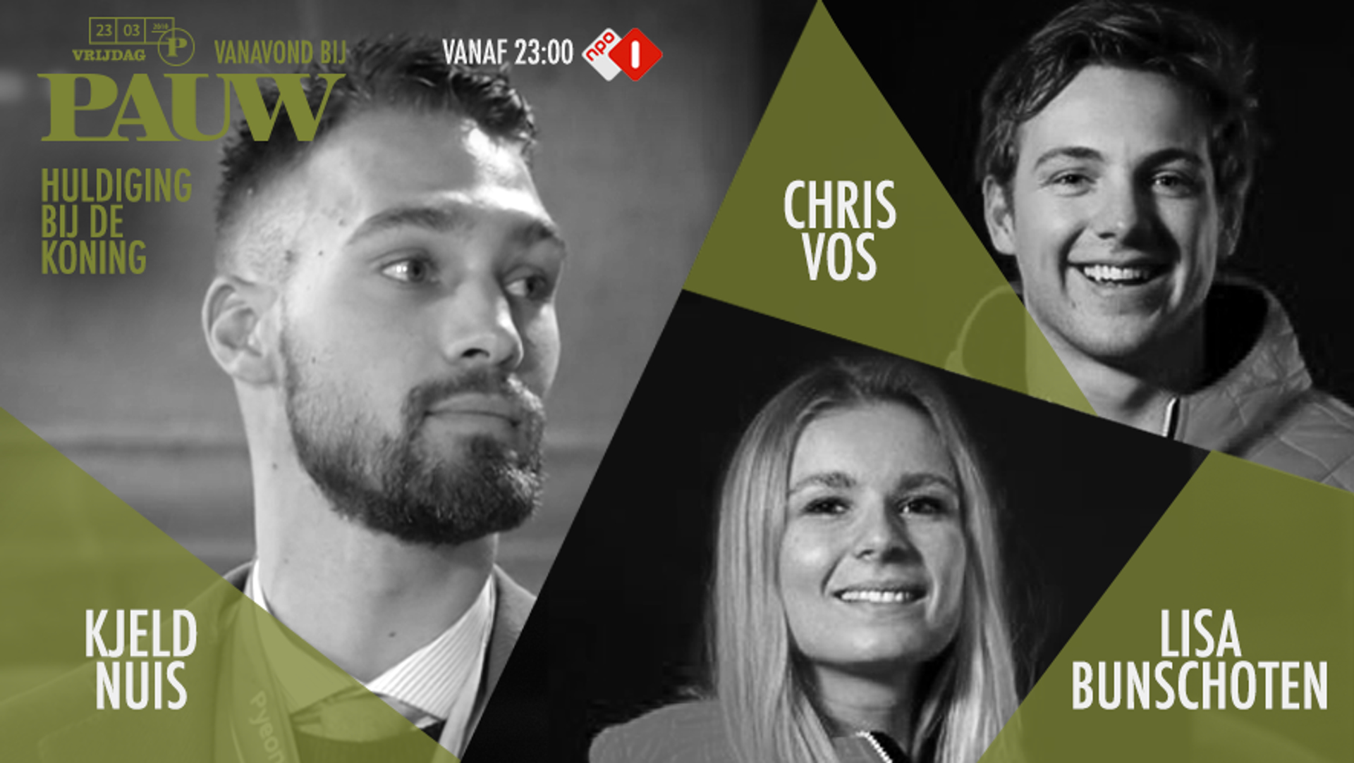 Atleten huldiging koning Wim-Lex 23 maart