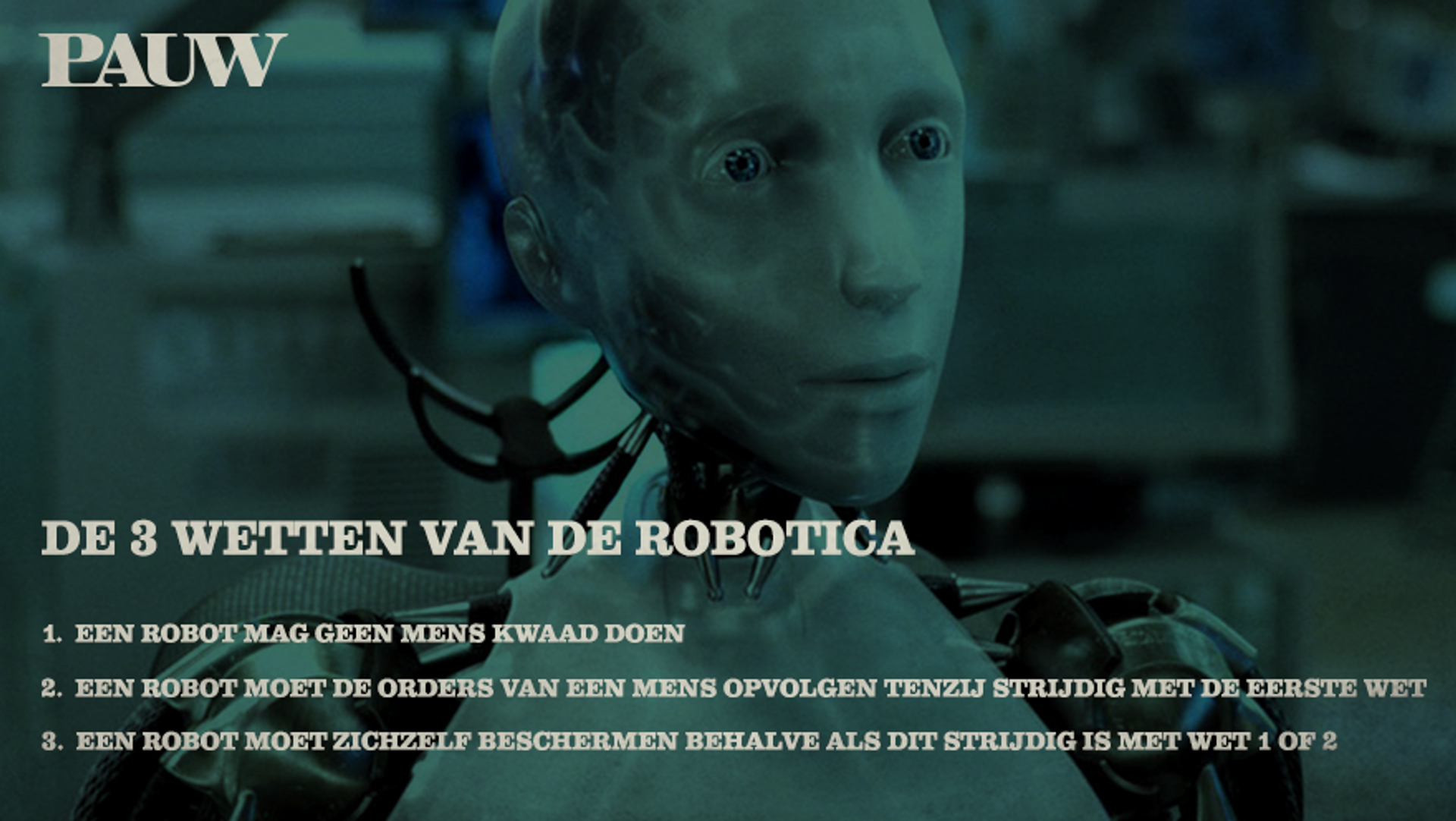 3 weten van de robotica