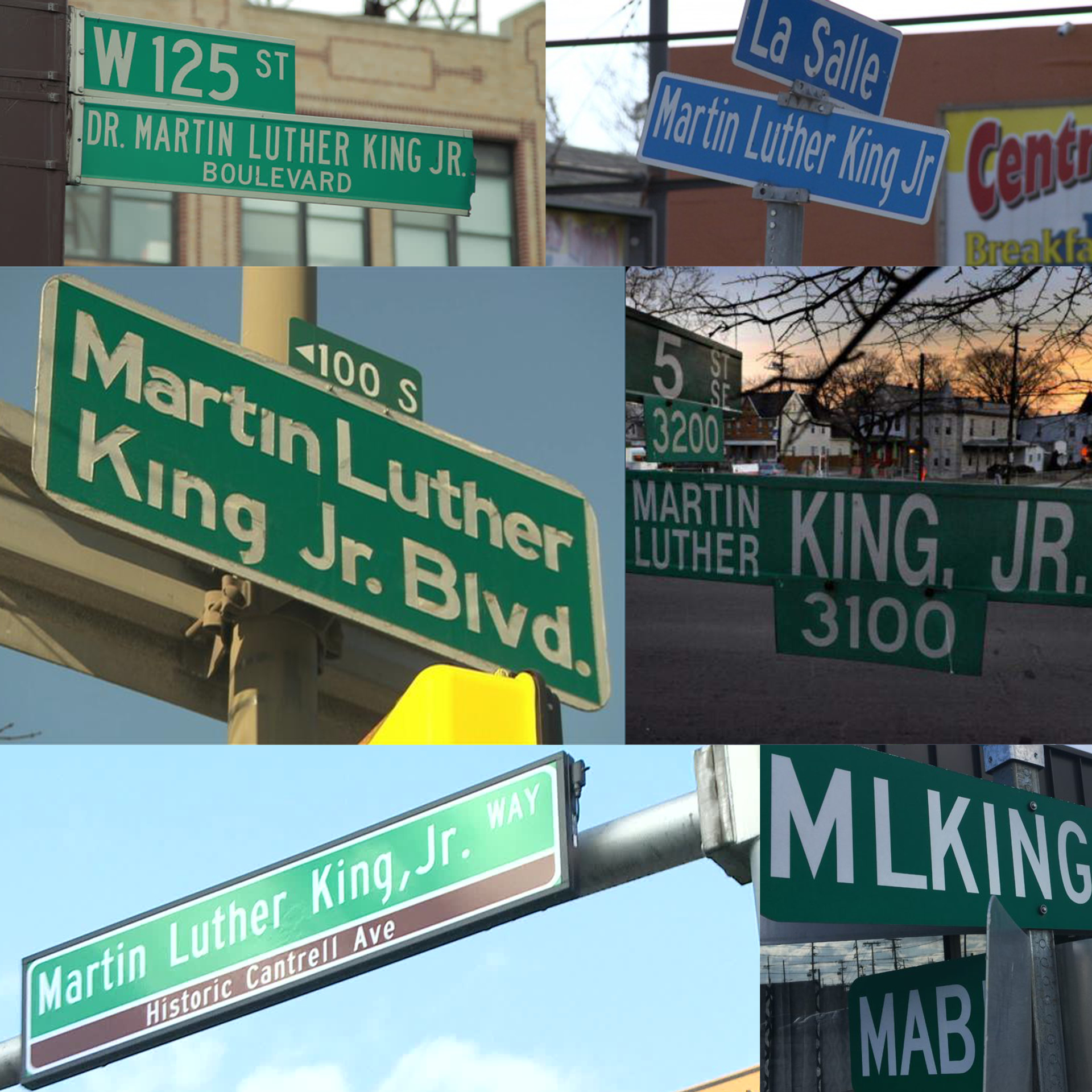 Martin Luther King straten