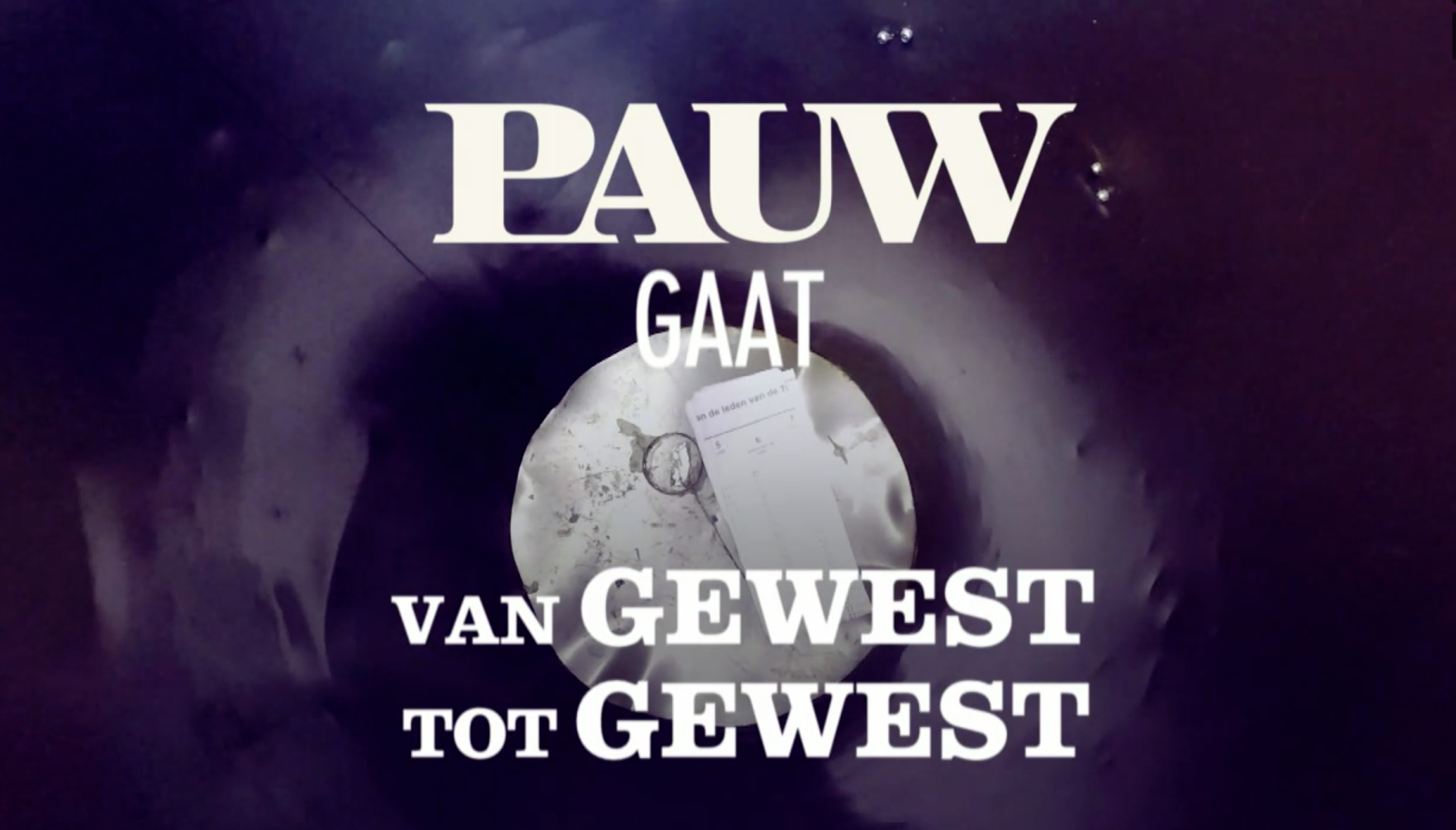 Afbeelding van Pauw gaat Van Gewest tot Gewest